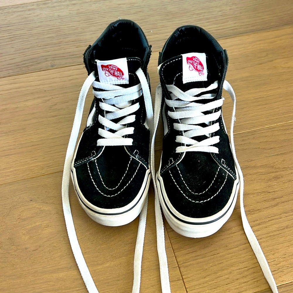 Vans high top skate shoes